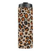 Leopard-Pelzmuster Thermosbecher (Vorderseite)