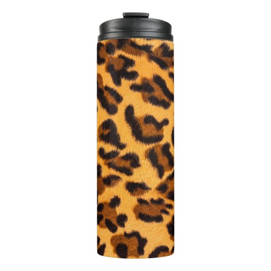Leopard-Pelzmuster Thermosbecher (Vorderseite)