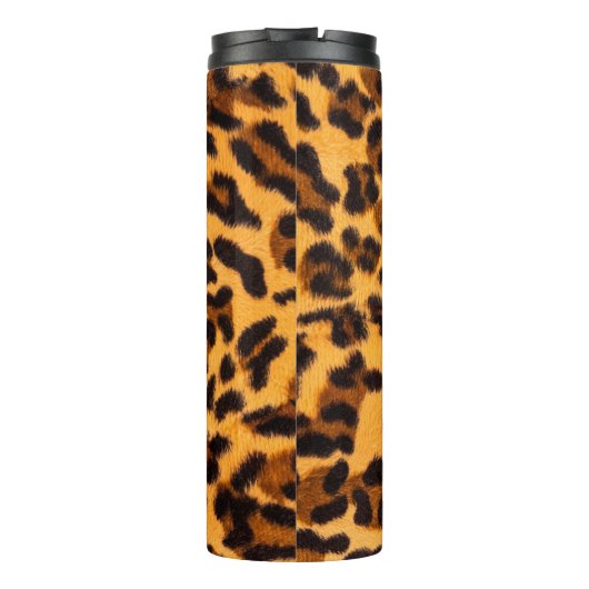 Leopard-Pelzmuster Thermosbecher (Rückseite)