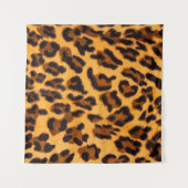 Leopard-Pelzmuster Wandteppich (Vorderseite)