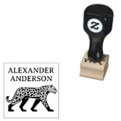 Leopard Personalisieren Gummistempel (Stempel)