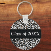 Leopard-Personalisierte Schlüsselanhänger (Vorderseite)
