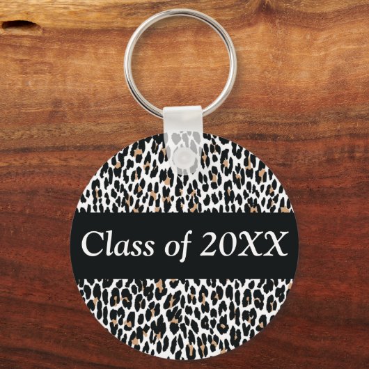 Leopard-Personalisierte Schlüsselanhänger (Vorderseite)