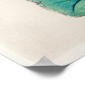 Leopard-Pflanze von Kōno Bairei (1844-1895) Poster (Ecke)