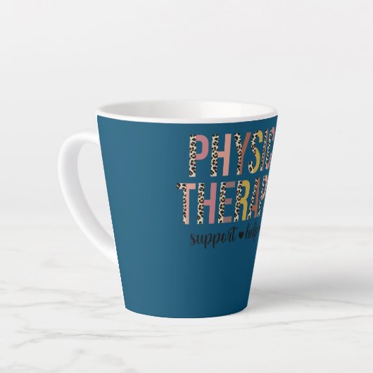 Leopard Physical Therapist PT PTA Therapy Milchtasse (Linke Ecke)