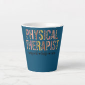 Leopard Physical Therapist PT PTA Therapy Milchtasse (Vorderseite)