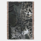 Leopard Picture Blanket Decke (Vorderseite Vertikal)