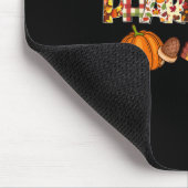 Leopard Pilgrim Hat Fall Erntedank G Mousepad (Ecke)