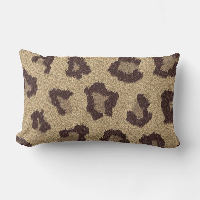 Leopard Pillow Kissen Für Draußen (Vorderseite)