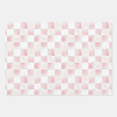 Leopard Pink Bow Birthday Geschenkpapier Set (Vorderseite 3)