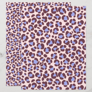 Leopard Pink Lila Brown
