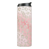 Leopard Pink Muster Thermosbecher (Nach links gedreht)