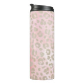 Leopard Pink Muster Thermosbecher (Nach rechts gedreht)
