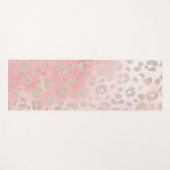 Leopard Pink Muster Yogamatte (Vorderseite (Horizontal))