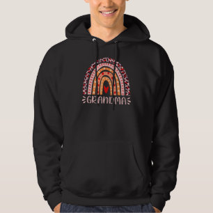 Leopard Pink Rainbow Grandma Nana Mimi Mama Mama M Hoodie