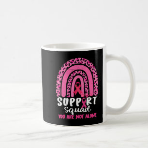 Leopard Pink Rainbow Support Squad Brustkrebs A Kaffeetasse