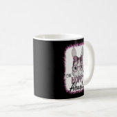 Leopard Pink Sonnenbrille Bunny One Hoppy A Kaffeetasse (VorderseiteRechts)