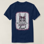 Leopard Pink Sonnenbrille Ostersonne T-Shirt (Design vorne)