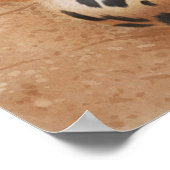 Leopard-Plakat Poster (Ecke)