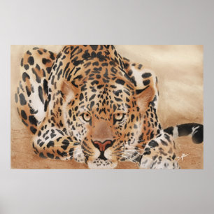Leopard-Plakat Poster