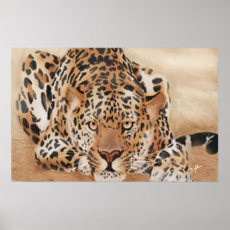 Leopard-Plakat Poster