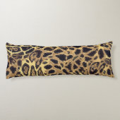 Leopard Polyester Body Pillow ( 20" x 54") Seitenschläferkissen (Rückseite)