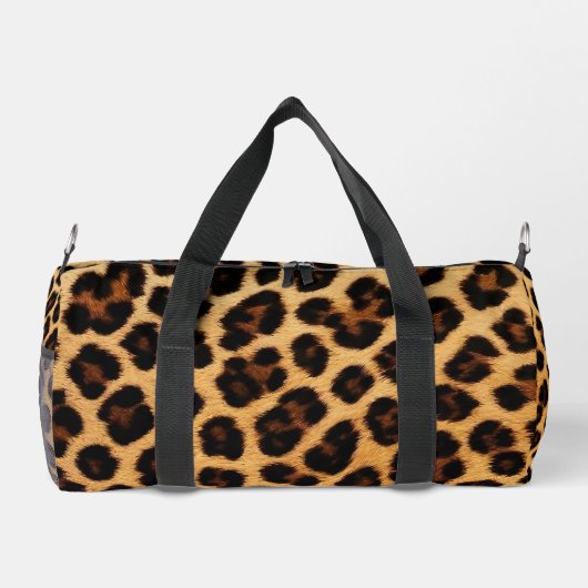 Leopard Popular Cat Animal Print Collection Duffle Bag (Rückseite)