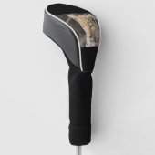 Leopard-Portrait Golf Headcover (angewinkelt)
