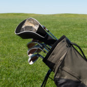 Leopard-Portrait Golf Headcover (In SItu)