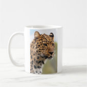 Leopard Portrait Kaffeetasse (Links)
