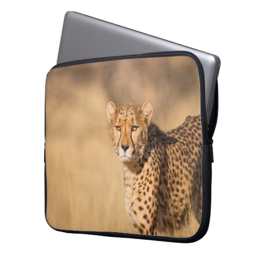 LEOPARD PORTRAIT LAPTOPSCHUTZHÜLLE (Vorderseite Links)