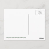 Leopard-Portrait Postkarte (Rückseite)