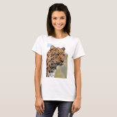 Leopard Portrait T-Shirt (Vorne ganz)