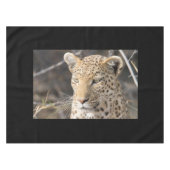 Leopard-Portrait Tischdecke (Vorderseite (Horizontal))