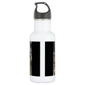 Leopard-Portrait Trinkflasche (Rückseite)