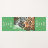 Leopard Portrait Yogamatte (Vorderseite (Horizontal))