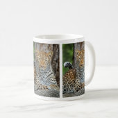 Leopard-Porträt-Tasse Kaffeetasse (VorderseiteRechts)