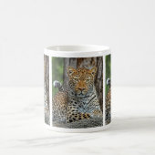 Leopard-Porträt-Tasse Kaffeetasse (Mittel)