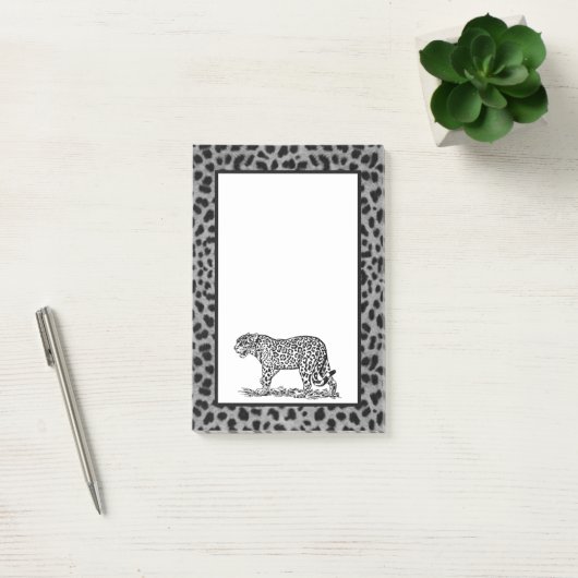 Leopard Post-it Klebezettel (Büro)