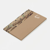 Leopard Post-it Klebezettel (angewinkelt)