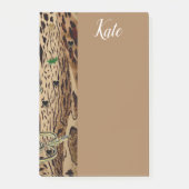Leopard Post-it Klebezettel (Vorderseite)