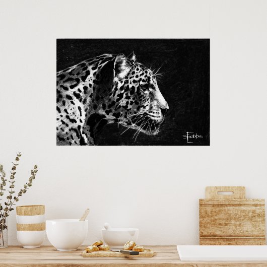 Leopard Poster (Küche)