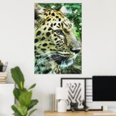 LEOPARD POSTER (Heimbüro)
