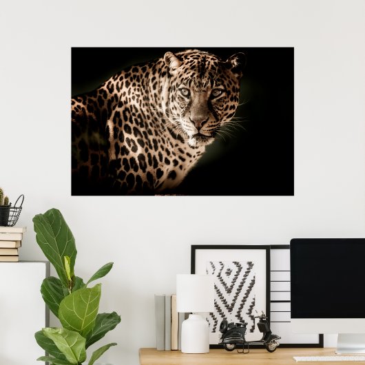 Leopard Poster (Heimbüro)