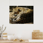 Leopard Poster (Küche)