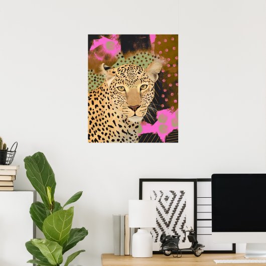 Leopard Poster (Heimbüro)