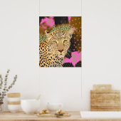 Leopard Poster (Küche)