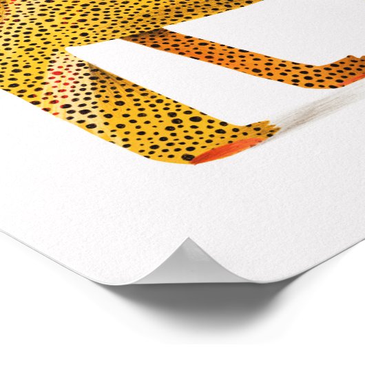 Leopard Poster (Ecke)
