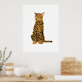 Leopard Poster (Küche)