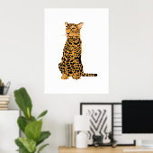 Leopard Poster (Heimbüro)